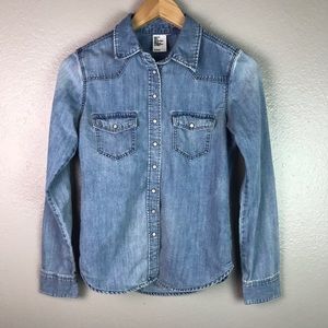 H&M Denim shirt light blue